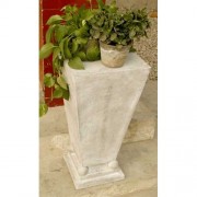 Fosti Pedestal 30 Fiberglass Resin Indoor/Outdoor Garden Statue