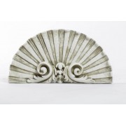 Shell Accent Plaque Fiberglass Resin Indoor/Outdoor Garden