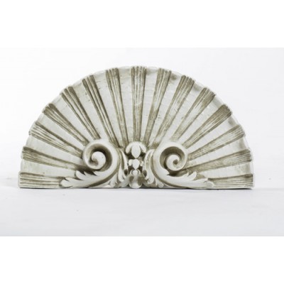 Shell Accent Plaque Fiberglass Indoor/Outdoor Garden -  - F7609
