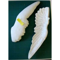 Wings set Upright 20in. Fiberglass Resin Indoor/Outdoor Garden