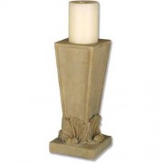 Four Seashell Candleholder - Lightweight Fiberglass Resin - Indoor/Outdoor Statue