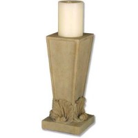 Four Seashell Candleholder - Lightweight Fiberglass Resin - Indoor/Outdoor Statue