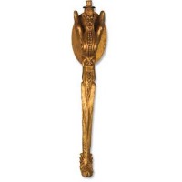 Longfooted Candleholder - Lightweight Fiberglass Resin - Indoor/Outdoor Statue