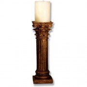 Corinthian Order Candleholder - Lightweight Fiberglass Resin - Outdoor Statue