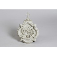 Wall Plaque Station #11 - Lightweight Fiberglass Resin Indoor/Outdoor Garden