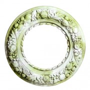 Pomegranate wreath Fiberglass Resin Indoor/Outdoor Statuary