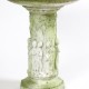 Musical Cherubs Birdbath 28in. Fiber Stone Resin In/Outdoor Statue -  - FS8302