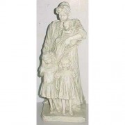 Motherhood 18in. - Lightweight Fiberglass Resin - Indoor/Outdoor Statue/Sculpture