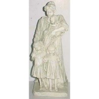 Motherhood 18in. - Lightweight Fiberglass Resin - Indoor/Outdoor Statue/Sculpture