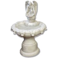 Fegana Angel Fountain Style B Fiberglass Resin Indoor/Outdoor Garden