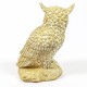Hoot Owl Fiber Stone Resin Indoor/Outdoor Garden Statue/Sculpture -  - FS9131