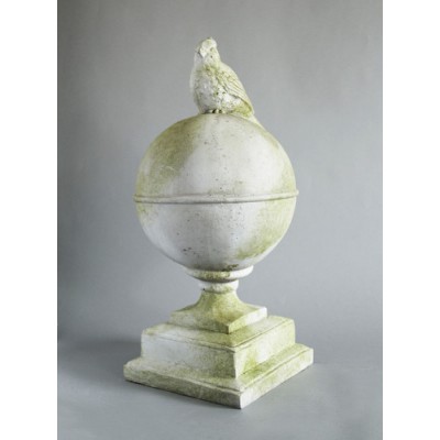 Cardinal Finial Fiber Stone Resin Indoor/Outdoor Statue/Sculpture -  - FS9139