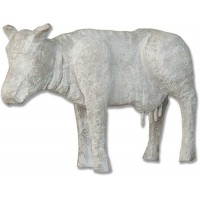 Garden Cow 16 Fiberglass Resin Indoor/Outdoor Garden Statue