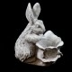 Cabbage Patch Rabbit Fiber Stone Resin Outdoor Garden Statue/Sculpture - - FS10175 Cabbage Patch Rabbit Fiber Stone Resin Outdoor Garden Statue/Sculpture - - FS10175