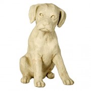 Lab Puppy 13.5in. Fiberglass Resin Indoor/Outdoor Garden