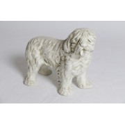 Standing Sheep Dog for Frontdoor / Porch Steps Fiberglass Resin Indoor/Outdoor Garden