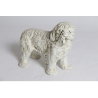 Standing Sheep Dog for Frontdoor / Porch Steps Fiberglass Resin Indoor/Outdoor Garden