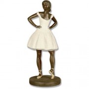 Degas Ballerina Rose 16in. - Fiberglass Resin - Indoor/Outdoor Statue