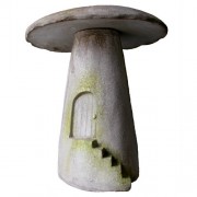 Mushroom House - Fiberglass Resin - Indoor/Outdoor Statue/Sculpture