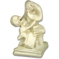 Darwin Ape 13 Inch Fiberglass Resin Indoor/Outdoor Statue/Sculpture