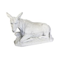 DONKEY FOR LIFESIZE SET 64"H Lightweight Fiberglass Resin Indoor/Outdoor Church Statuary