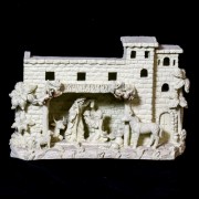 Tabletop Nativity Scene Lightweight Fiberglass Resin Indoor/Outdoor Church Statuary