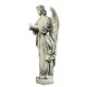 Angel with Lantern Fiberglass Indoor/Outdoor Garden - - F8472 Angel with Lantern Fiberglass Indoor/Outdoor Garden - - F8472