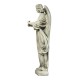 Angel with Lantern Fiberglass Indoor/Outdoor Garden - - F8472 Angel with Lantern Fiberglass Indoor/Outdoor Garden - - F8472