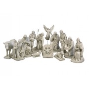Nativity Set - 24in. High - Lightweight Fiberglass Resin - Indoor/Outdoor Statue