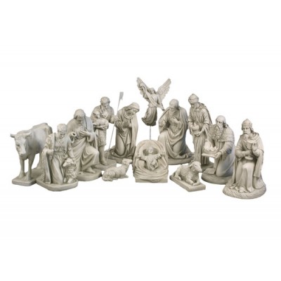 Nativity Set - 24in. High - Fiberglass - Indoor/Outdoor Statue -  - F7160