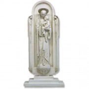 Blessed Virgin In Shrine Base Lightweight Fiberglass Resin Indoor/Outdoor Church Statuary