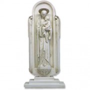 Blessed Virgin In Shrine w/Base Lightweight Fiberglass Resin Display Niche for Statue