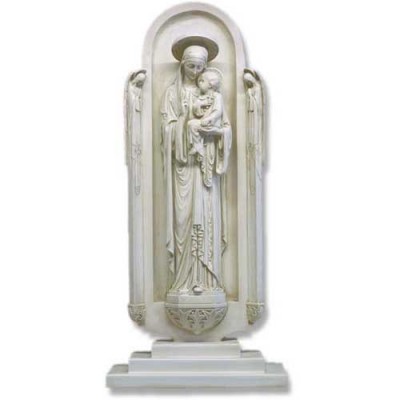 Blessed Virgin In Shrine w/Base Fiberglass Display Niche for Statue - - F1793B Blessed Virgin In Shrine w/Base Fiberglass Display Niche for Statue - - F1793B