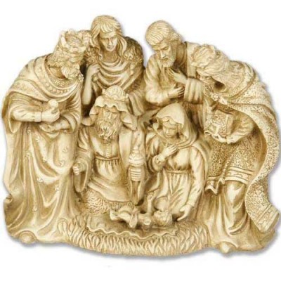 Centered Nativity 10in. - Fiberglass - Indoor/Outdoor Statue -  - F1228