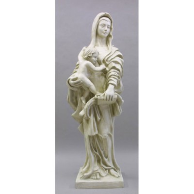 Madonna & Child 58in. - Fiberglass - Indoor/Outdoor Statue -  - F7003
