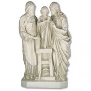 Holy Family boy on Chair w/ Cross 25 Inch Lightweight Fiberglass Resin Indoor/Outdoor Statue/Sculpture