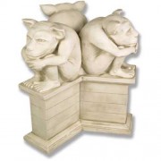 Three Dedo Brothers Table 19 Fiberglass Resin Indoor/Outdoor Garden Statue Three Dedo Brothers Table 19 Fiberglass Resin Indoor/Outdoor Garden Statue