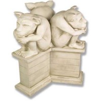 Three Dedo Brothers Table 19 Fiberglass Resin Indoor/Outdoor Garden Statue
