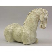 Horse Remnant 13in. - Fiberglass Resin - Indoor/Outdoor Garden Statue