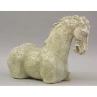 Horse Remnant 13in. - Fiberglass Resin - Indoor/Outdoor Garden Statue