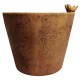 Ladom Birdbath w/Small Finches - Fiber Stone Resin - Outdoor Statue -  - FS8582B