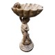 Lucca Child Birdbath 22in. - Fiber Stone Resin - Indoor/Outdoor Statue -  - FS6805