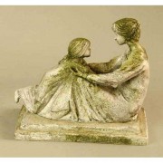 Mother's Love 10.5 H Fiberglass Resin Indoor/Outdoor Garden Statue