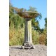 Corinthian Birdbath - Fiber Stone Resin - Indoor/Outdoor Garden Statue -  - FS8676