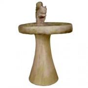 Squirrel Birdbath - Fiberglass Resin - Indoor/Outdoor Garden Statue