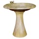 Sleek Birdbath w/Birds - Fiber Stone Resin - Indoor/Outdoor Statue -  - FS8840B