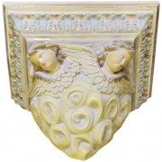 Outlooking Angels Shelf/Bracket Fiberglass Resin Indoor/Outdoor Garden