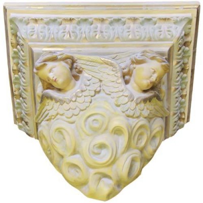 Outlooking Angels Shelf/Bracket Fiberglass Indoor/Outdoor Garden -  - F8623