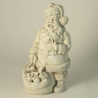 Santa - Fiberglass Resin - Indoor/Outdoor Garden Statue/Sculpture