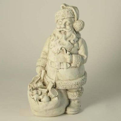 Santa - Fiberglass - Indoor/Outdoor Garden Statue/Sculpture -  - F00199